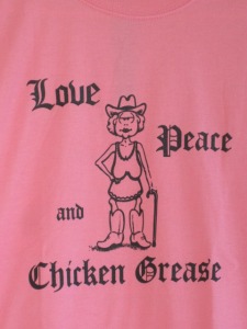 love peace chicken grease